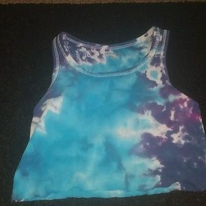 Tie-dye crop top